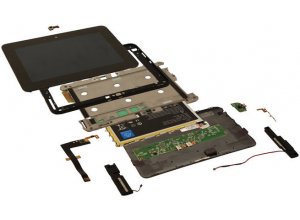 Ремонт материнской платы на планшете